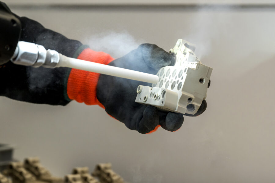 Nabewerken kunststof product